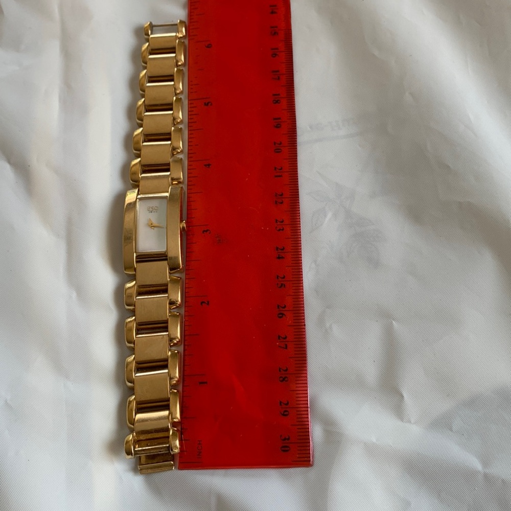 ESQ Swiss Quartz Movement Mother of Pearl Face Watch